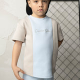 Storm Scoop Multi Tee - Blue/Pebble