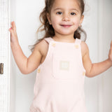 Emma Waffle Overall - Pink