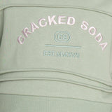 Tessa Embroidery Detailed Crew - Sage