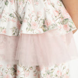 Tessa Floral Ribbed Layered Dress