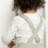 Tessa 2Pc Detailed Overalls - Sage