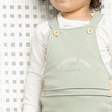 Tessa 2Pc Detailed Overalls - Sage