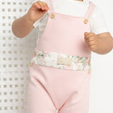 Tessa 2Pce Detailed Overall Set - Pink