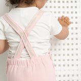 Tessa 2Pce Detailed Overall Set - Pink