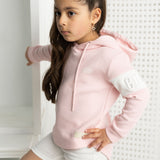 Tessa Detailed Hoodie - Pink