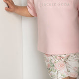 Tessa 2Pce Tee & Short Set - Pink/Floral