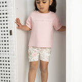 Tessa 2Pce Tee & Short Set - Pink/Floral