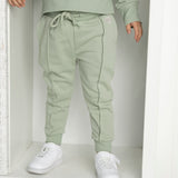 Tessa Embroidery Detailed Trackpant - Sage