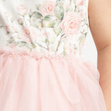 Tessa Floral Ribbed Shredded Tutu