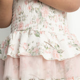 Tessa Floral Ribbed Bodysuit Dress