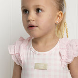 Tilli Check Frill Bodysuit
