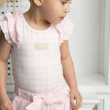 Tilli Check Frill Bodysuit