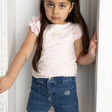 Tilli Check Frill Top