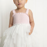 Tilli Pink/White Shredded Tutu