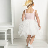 Tilli Pink/White Shredded Tutu
