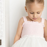 Tilli Pink/White Shredded Tutu