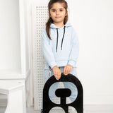 Vienna Detailed Strap Hoodie - Powder Blue