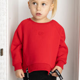 Vienna Detailed Strap Hoodie - Red
