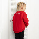 Vienna Detailed Strap Hoodie - Red