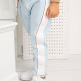 Vienna Detailed Trackpants - Powder Blue