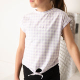 Violeta CS Tie Tee - Lilac