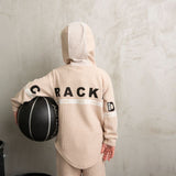 Axel Detailed Hoodie - Beige