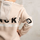 Axel Detailed Hoodie - Beige