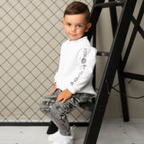 Toby Sports Crew - White