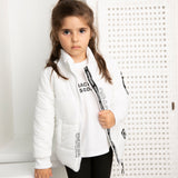 Charlie Detailed Puffer Jacket - White