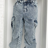 Willow Detailed Denim Pants - Denim Blue