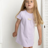 Wisteria Ribbed Summer Dress - Purple