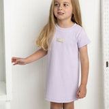 Wisteria Ribbed Summer Dress - Purple