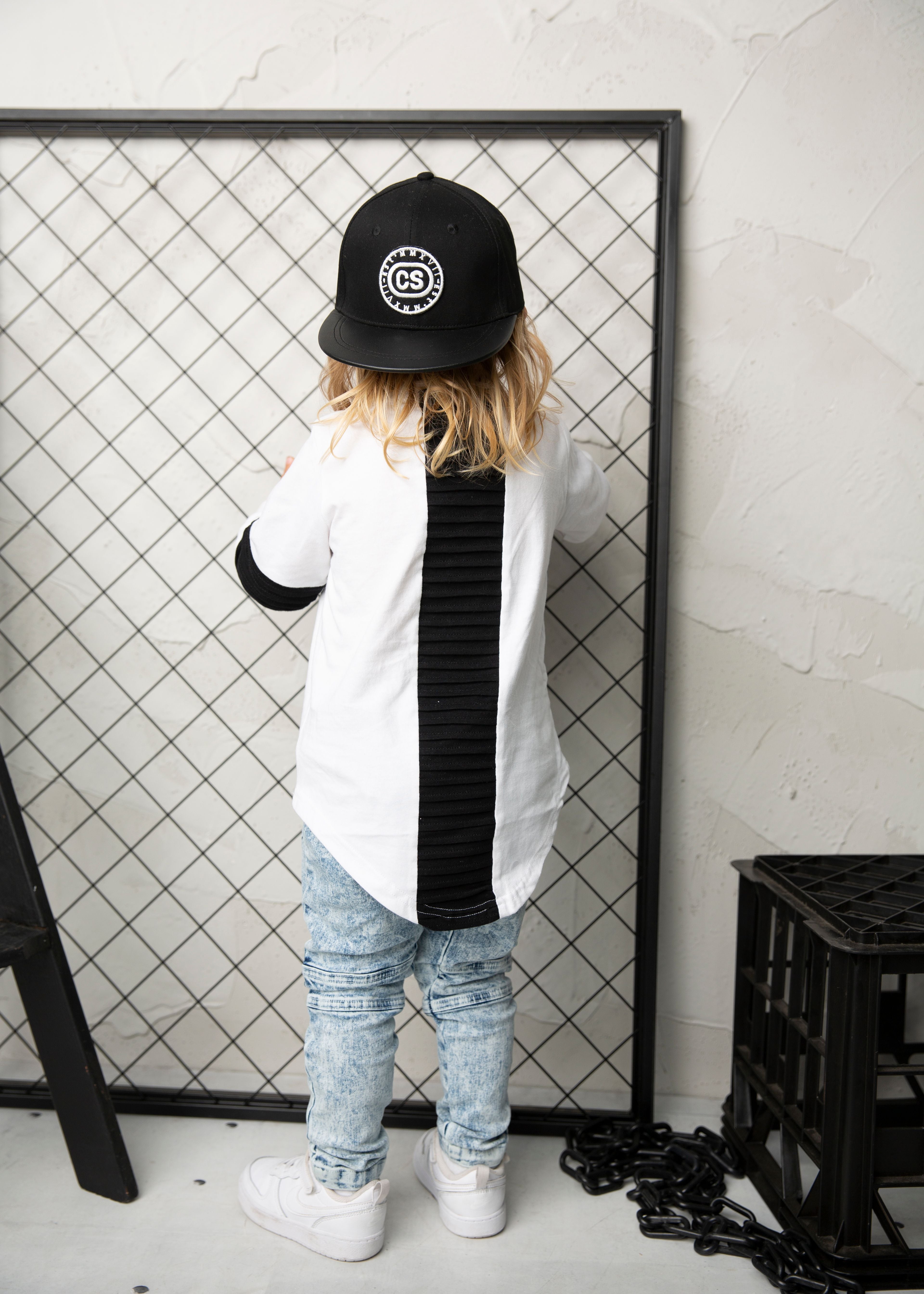 Ash Detailed Long Sleeve - White-Clothing-Cracked Soda
