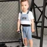 Xavier 2pce Overall Set - Dusty Blue