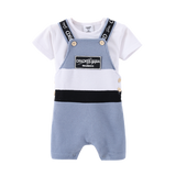 Xavier 2pce Overall Set - Dusty Blue