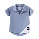 Xavier Polo Tee - Dusty Blue