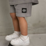 Zane Waffle Shorts - Grey