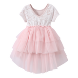 Zaria Lace Tutu - Soft Pink