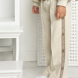 Zinnia Sports Trackpant - White Sand