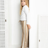 Zinnia Detailed Sports Pant - Walnut